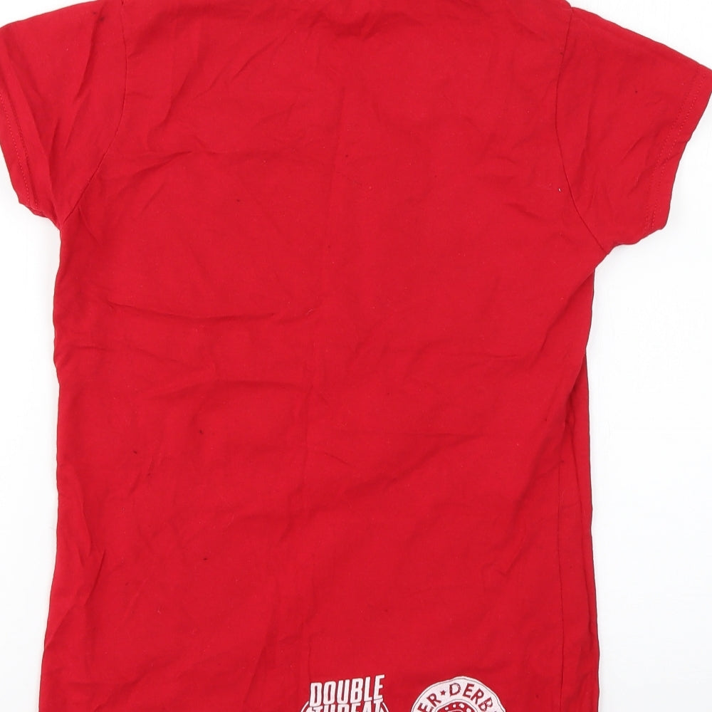 Gildan Womens Red   Basic T-Shirt Size L