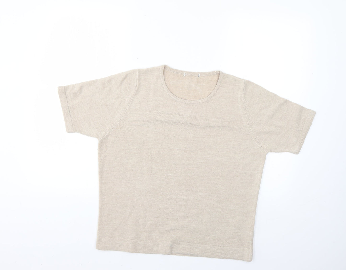 Marks and Spencer Womens Beige   Pullover Jumper Size 16