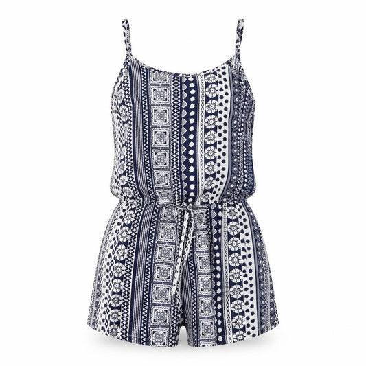 Atmosphere Womens Blue Geometric  Playsuit One-Piece Size 6