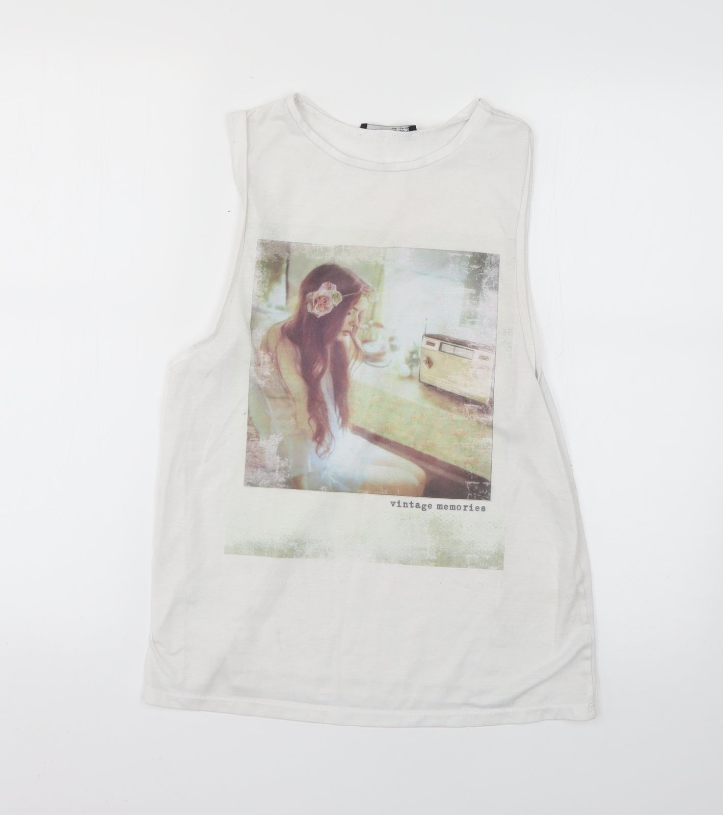Atmosphere Womens White   Basic T-Shirt Size 10