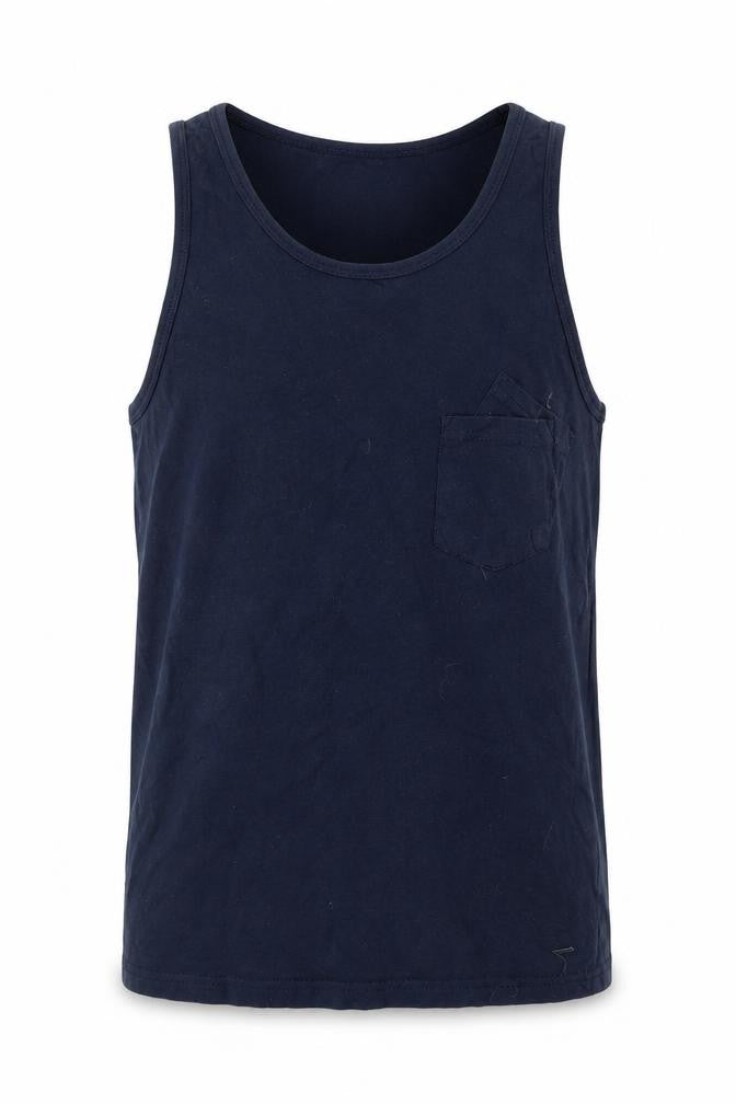 contemporary Mens Blue    T-Shirt Size M