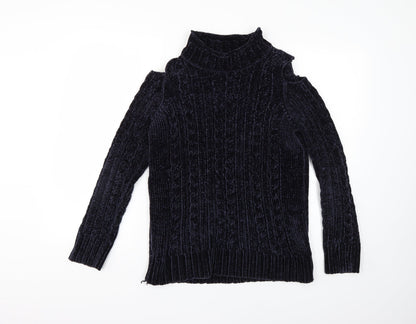 Dorothy Perkins Womens Blue   Pullover Jumper Size 10