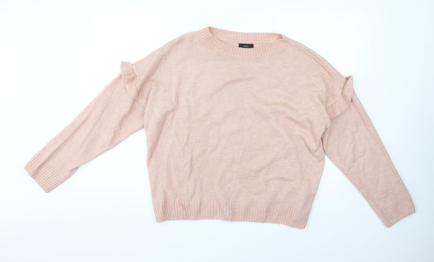 M&Co Womens Pink   Pullover Jumper Size 16
