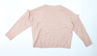 Preloved M&Co Womens Pink   Pullover Jumper Size 16 - Back