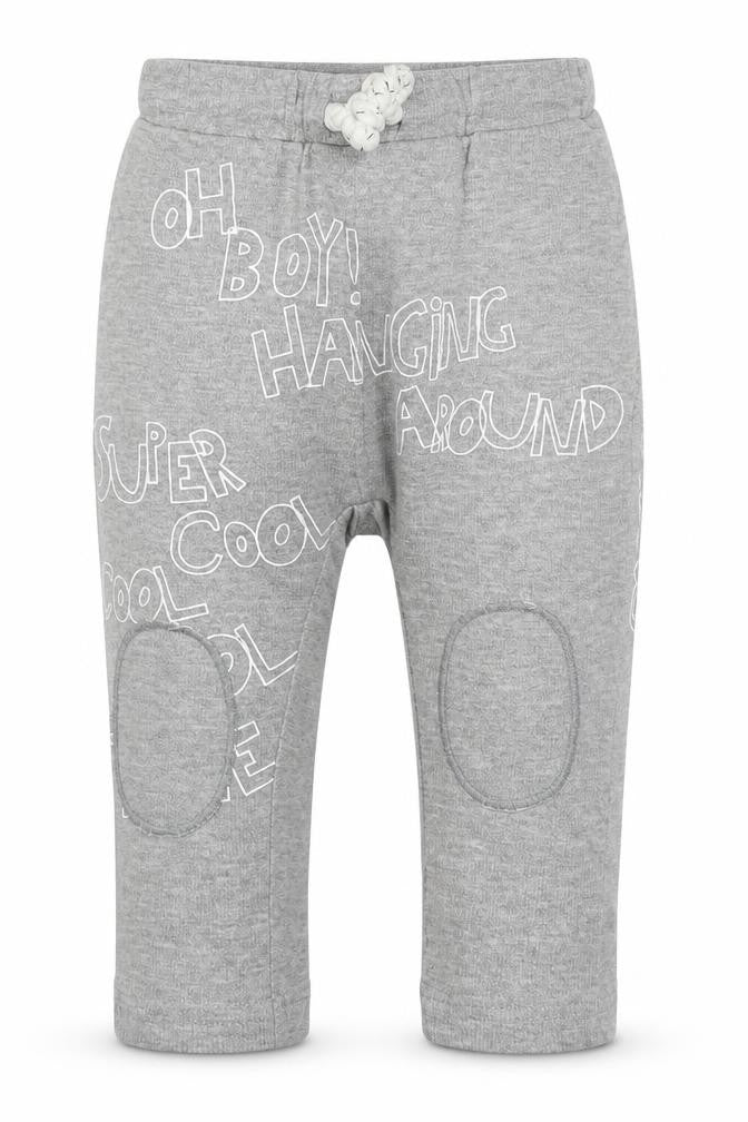 So Cute Boys Grey   Jogger Leggings Size 6-9 Months  - Waist 18in; Inside  leg 9in