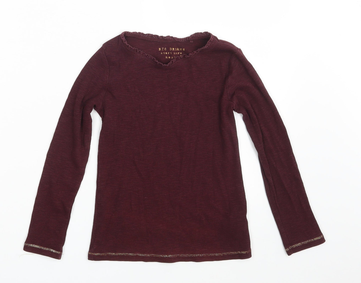 NEXT Girls Purple   Pullover Sweatshirt Size 7 Years
