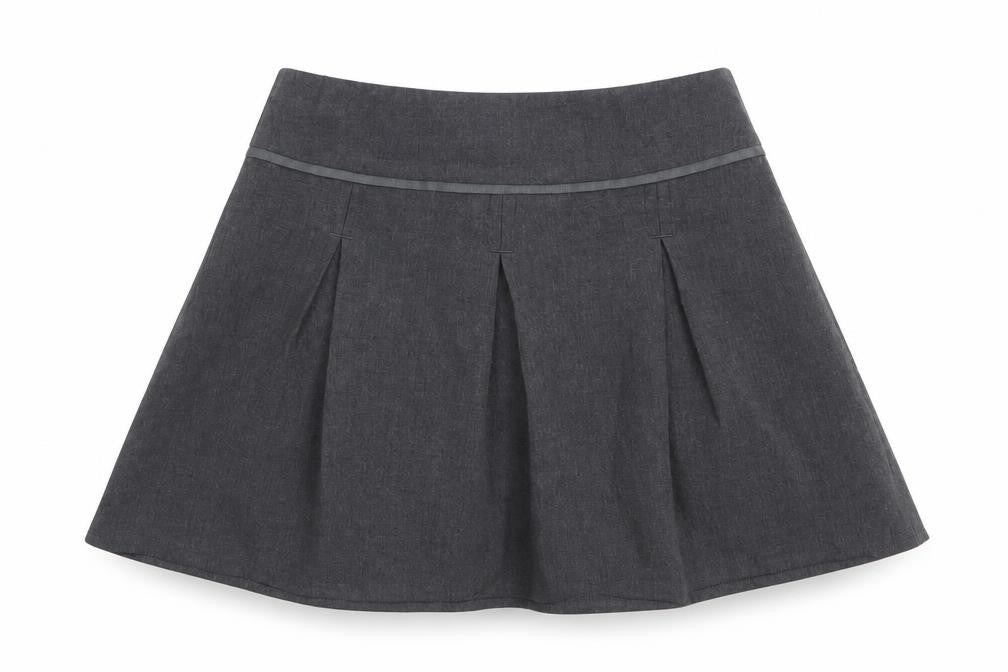 TU Girls Grey   Mini Skirt Size 5 Years - School Wear