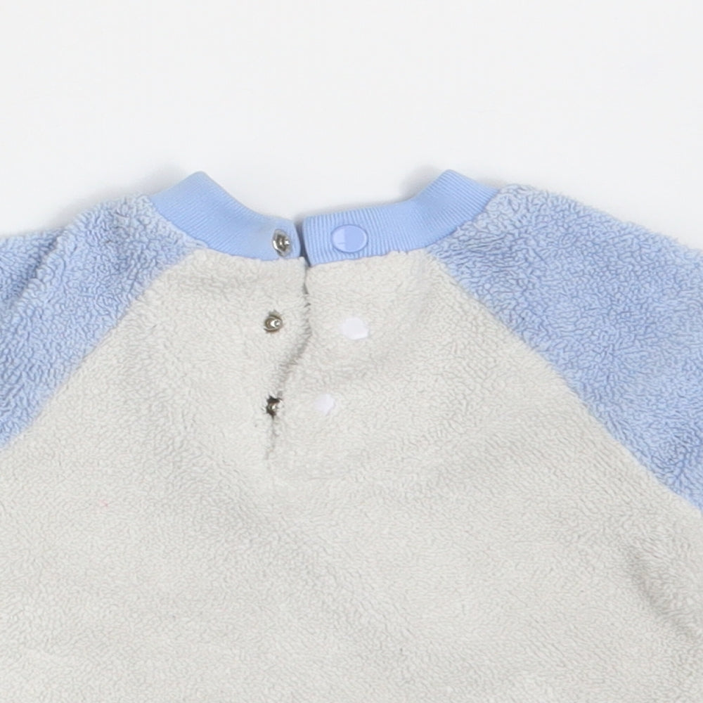 UR it Baby Blue   Pullover Jumper Size 0-3 Months  - Bear