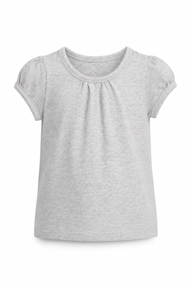 Matalan Girls Grey   Basic T-Shirt Size 4-5 Years