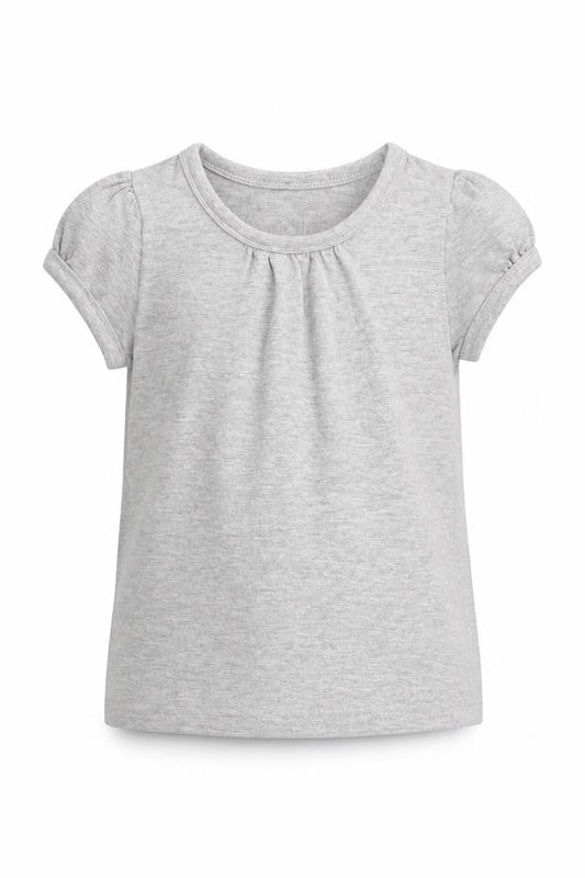 Matalan Girls Grey   Basic T-Shirt Size 4-5 Years
