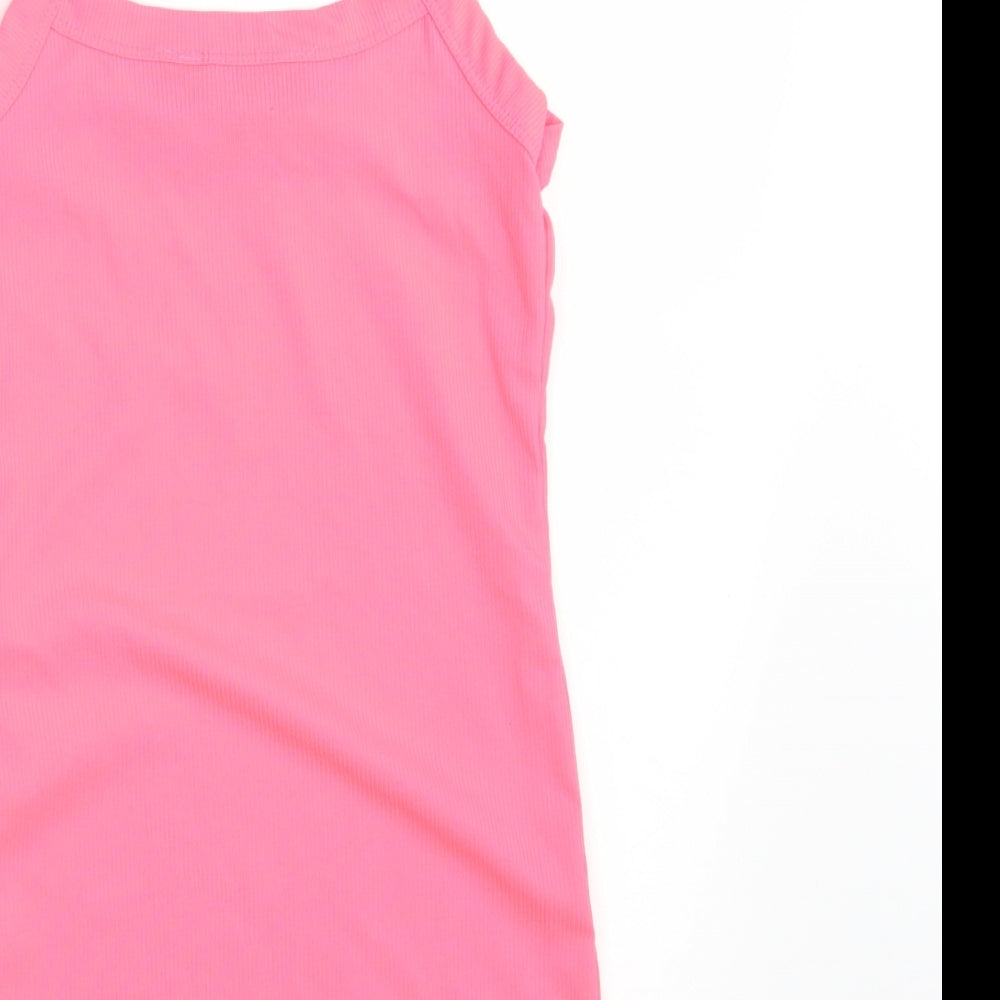 US Apparels Womens Orange   Basic Tank Size M