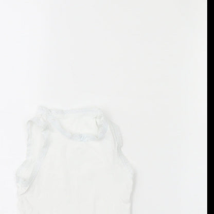 Next Girls White   Basic Tank Size 3 Years  - Vest