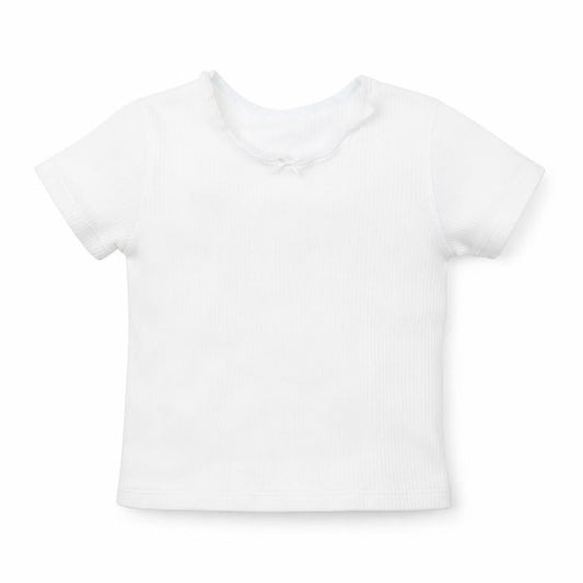 Marks & Spencer Girls White   Basic T-Shirt Size 3 Years