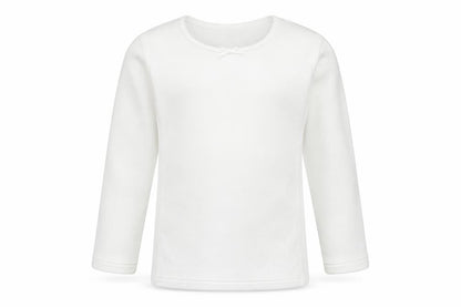Marks & Spencer Girls White   Basic T-Shirt Size 3 Years