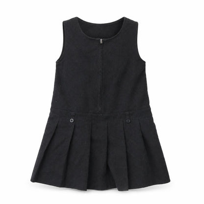 F&F Girls Grey   Pinafore/Dungaree Dress  Size 5 Years