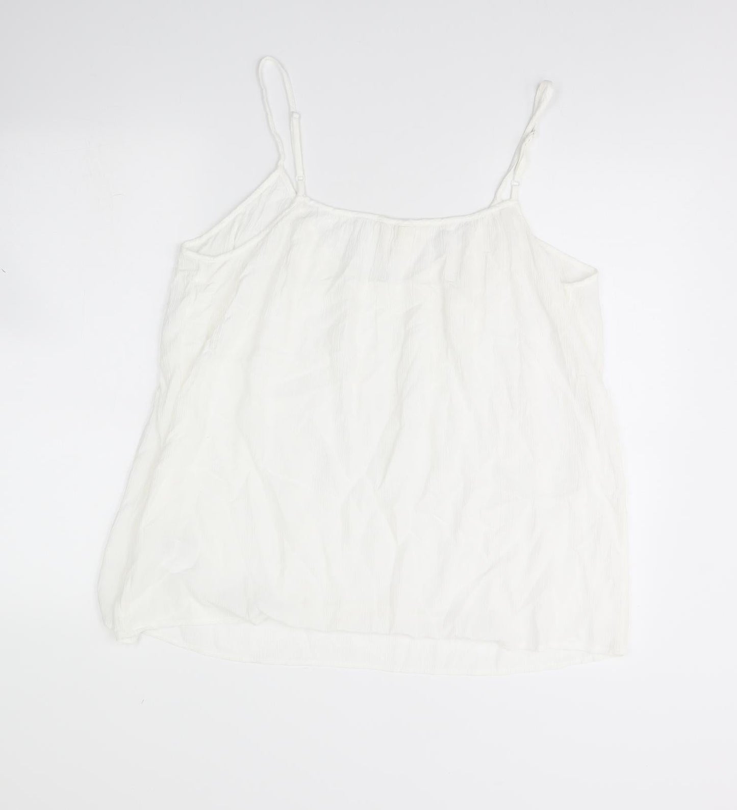 H&M Womens White   Basic Tank Size L