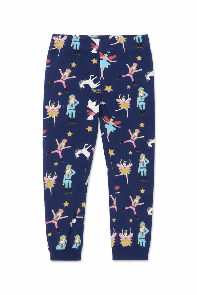 m&s Girls Blue Animal Print  Cami Pyjama Pants Size 4 Years