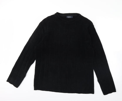 Easy  Mens Black   Pullover Jumper Size L