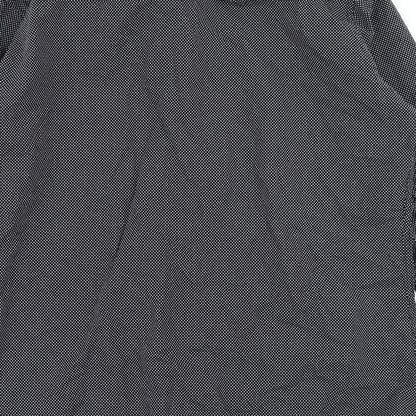 Next Mens Black Polka Dot   Button-Up Size L