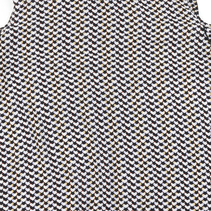 Atmosphere Womens Black Polka Dot  Basic Blouse Size 14  - Cold Shoulder