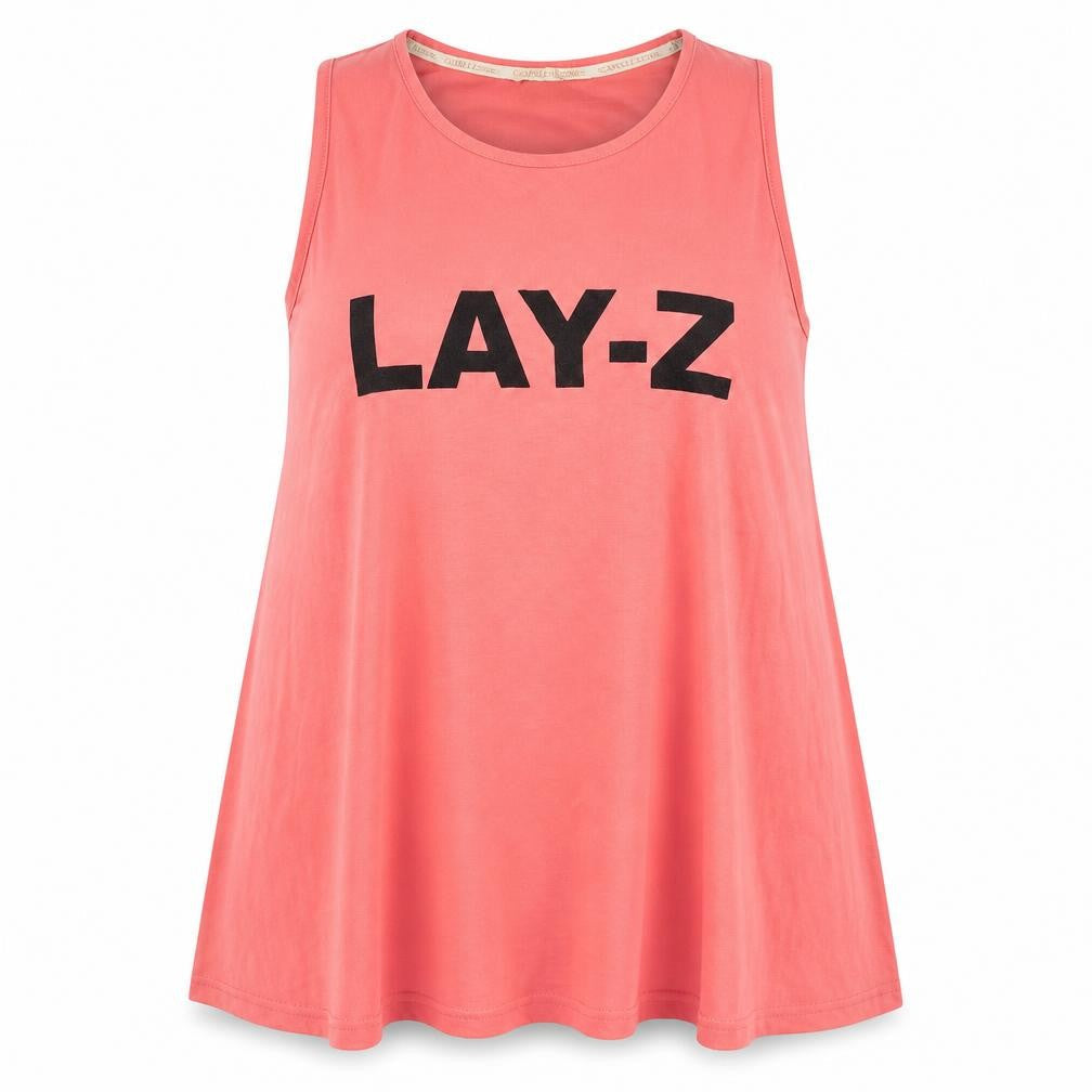 Capsule Womens Pink Basic Tank Size 14