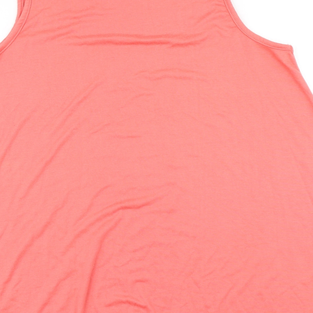 Capsule Womens Pink   Basic Tank Size 14