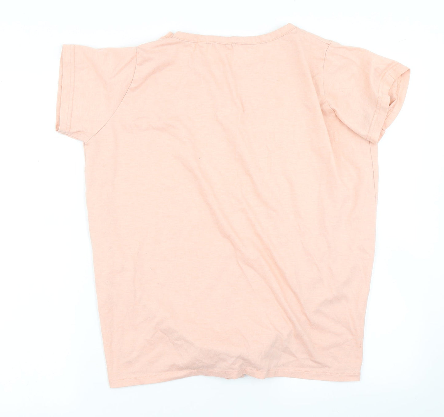 Pretty Secrets Womens Pink   Basic T-Shirt Size 12