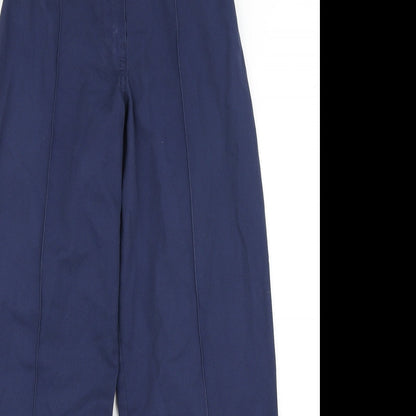 Simon Jersey Womens Blue   Cargo Trousers Size 8 L26 in