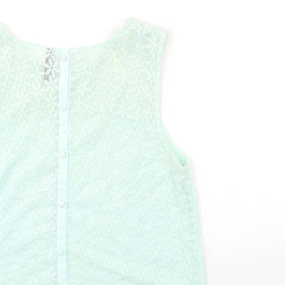H&M Womens Green   Basic Tank Size 12