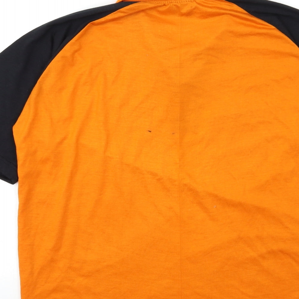 na internation Mens Orange    Polo Size L