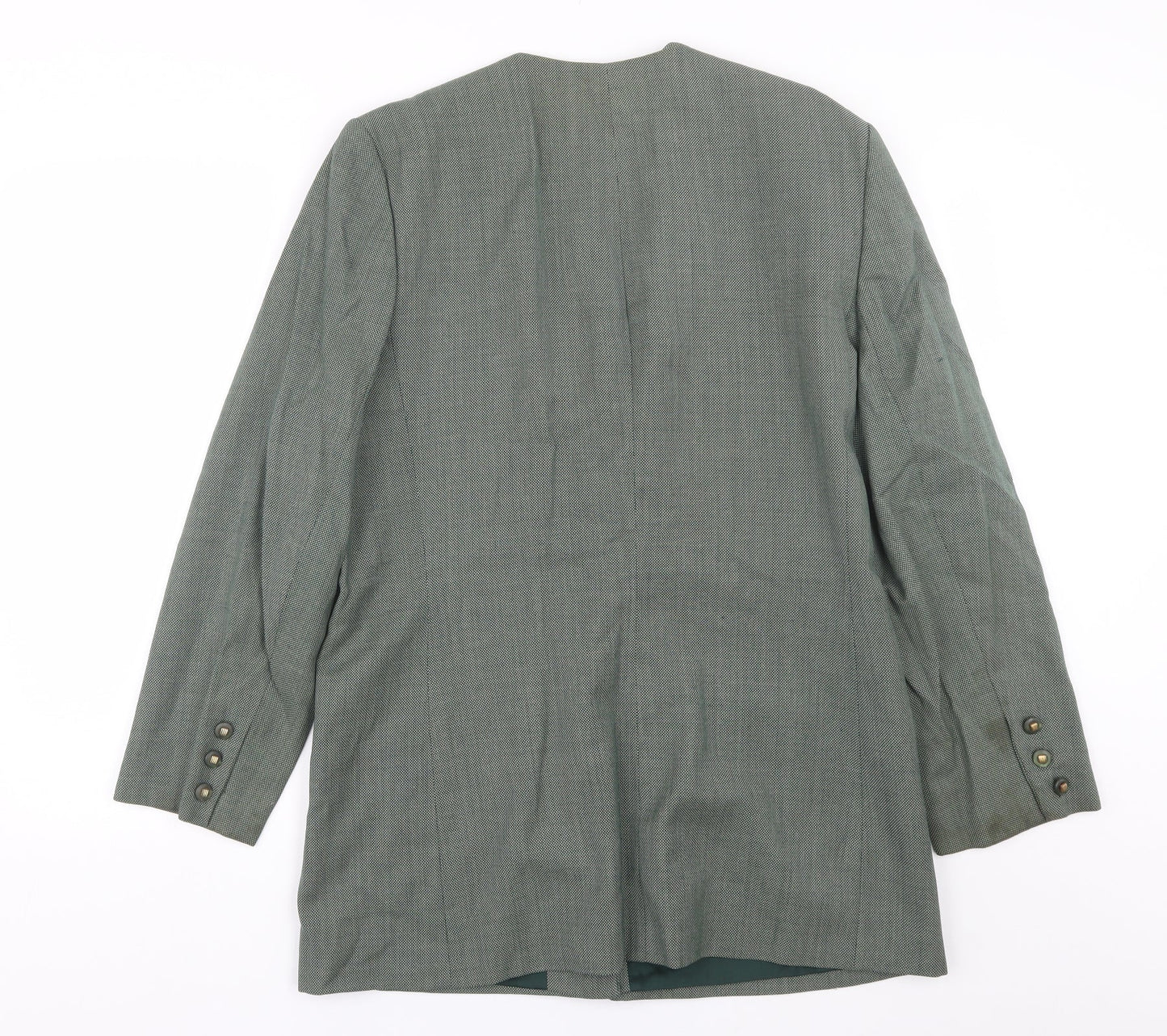Vityella Womens Green Polka Dot  Jacket Suit Size 14