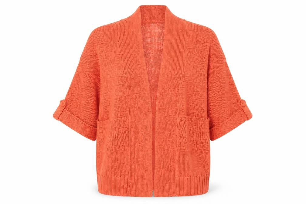 Evie Womens Orange   Cape Jumper Size 12
