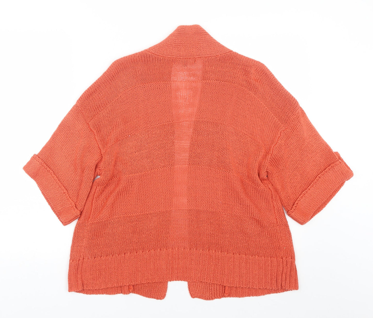 Evie Womens Orange   Cape Jumper Size 12