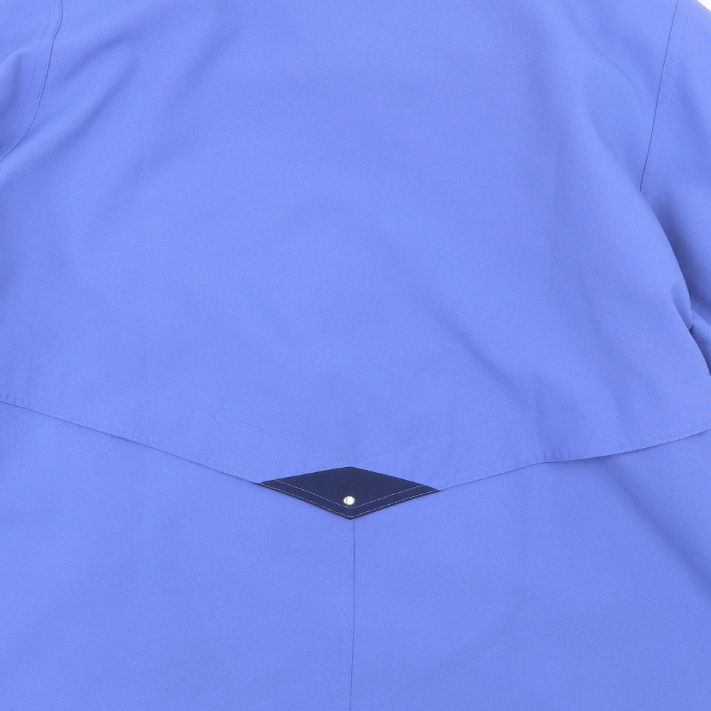 Finesse Womens Blue   Overcoat Coat Size 22