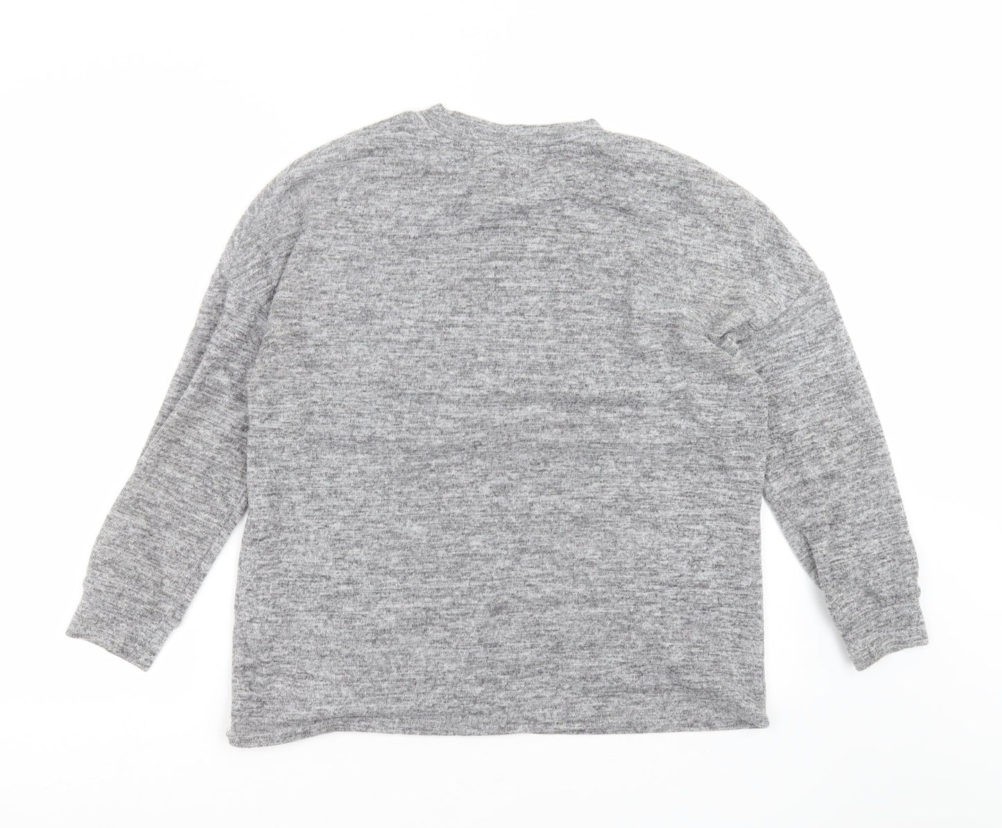 CAPSULE Womens Grey  Knit Pullover Jumper Size 12