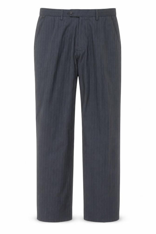George Mens Blue Striped  Trousers  Size 32 in L28 in