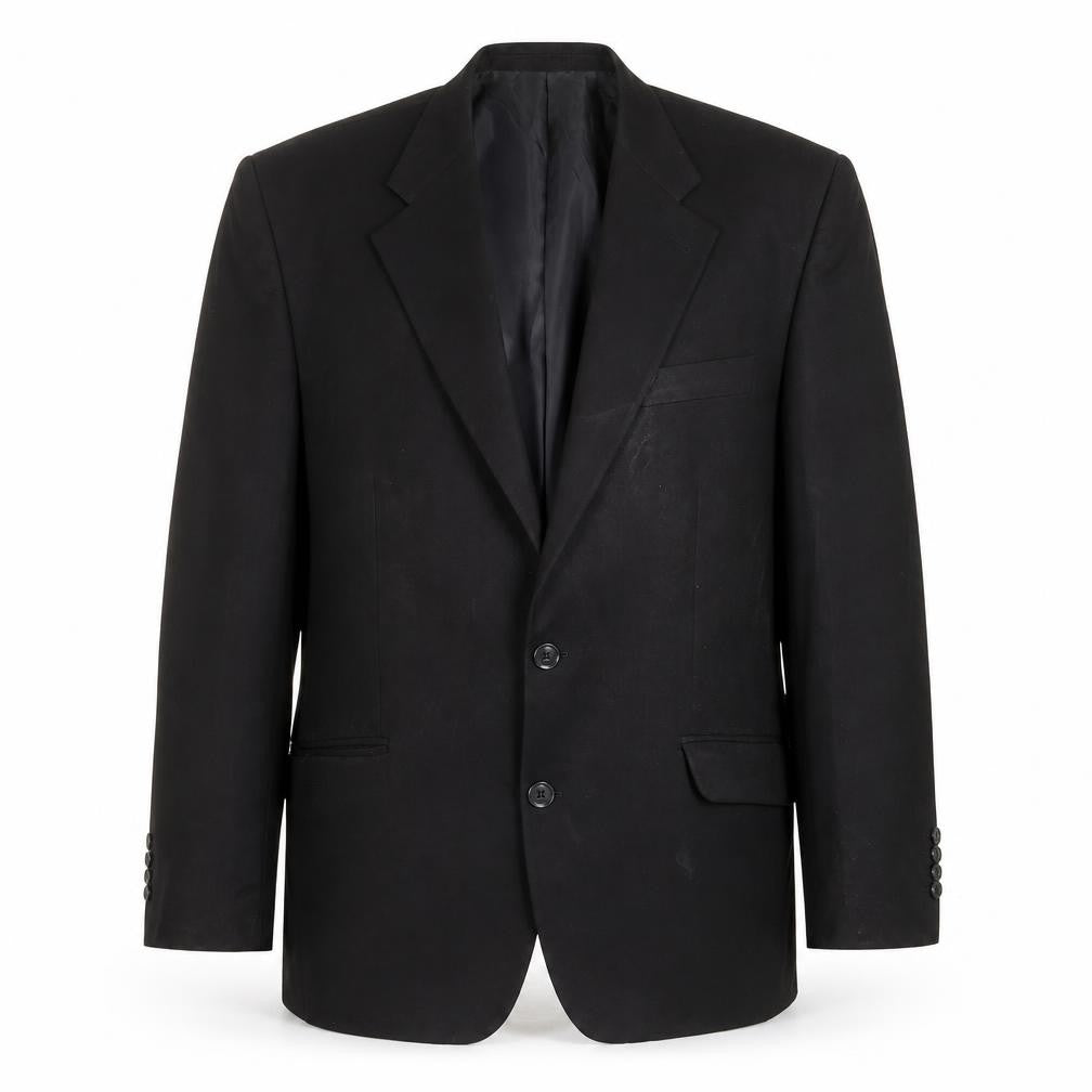 Preworn Mens Black   Jacket Suit Jacket Size 42