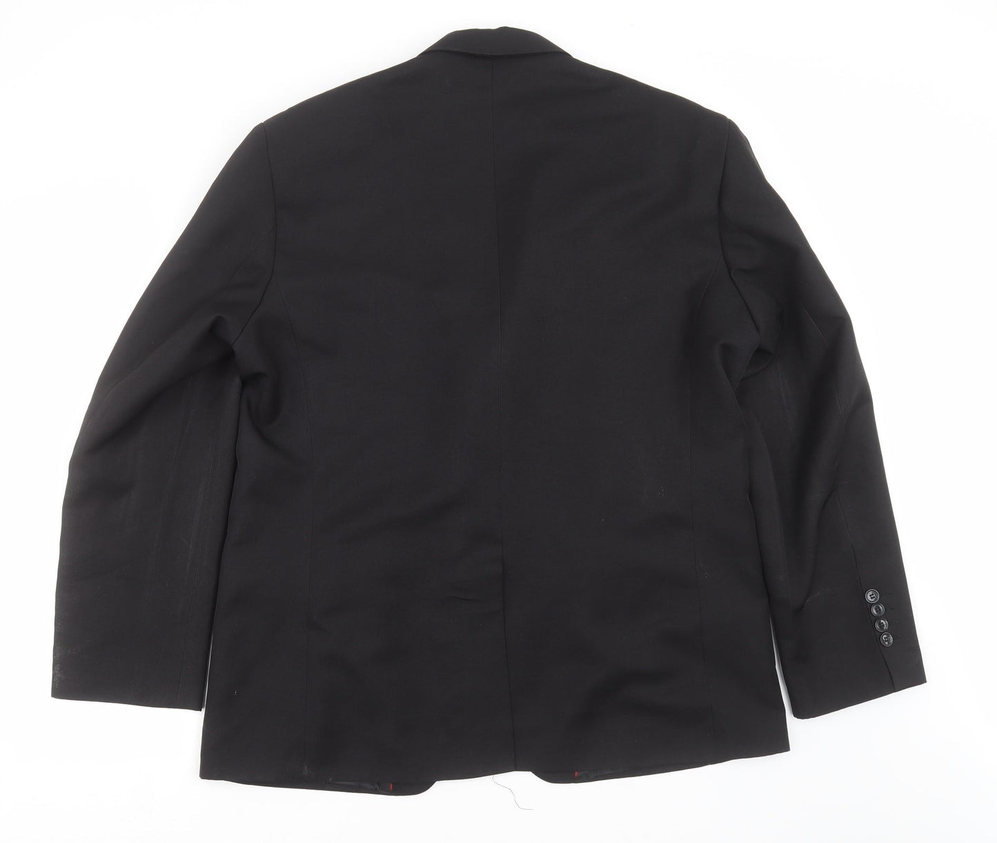 Preworn Mens Black   Jacket Suit Jacket Size 42
