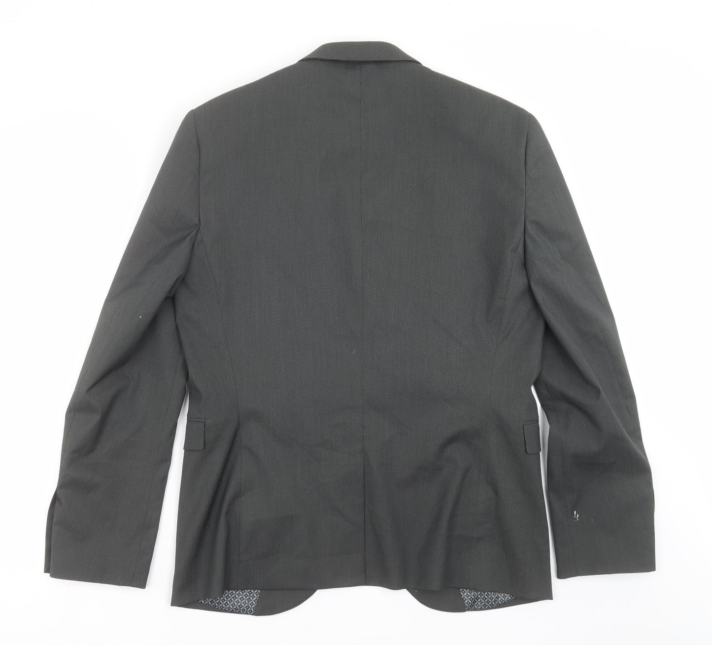 NEXT Mens Grey   Jacket Suit Jacket Size 40  - Skinny fit