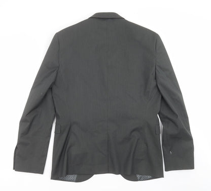 Next Mens Grey   Jacket Suit Jacket Size 40  - Skinny fit