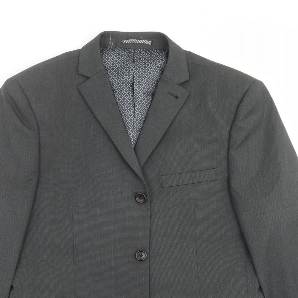 NEXT Mens Grey   Jacket Suit Jacket Size 40  - Skinny fit