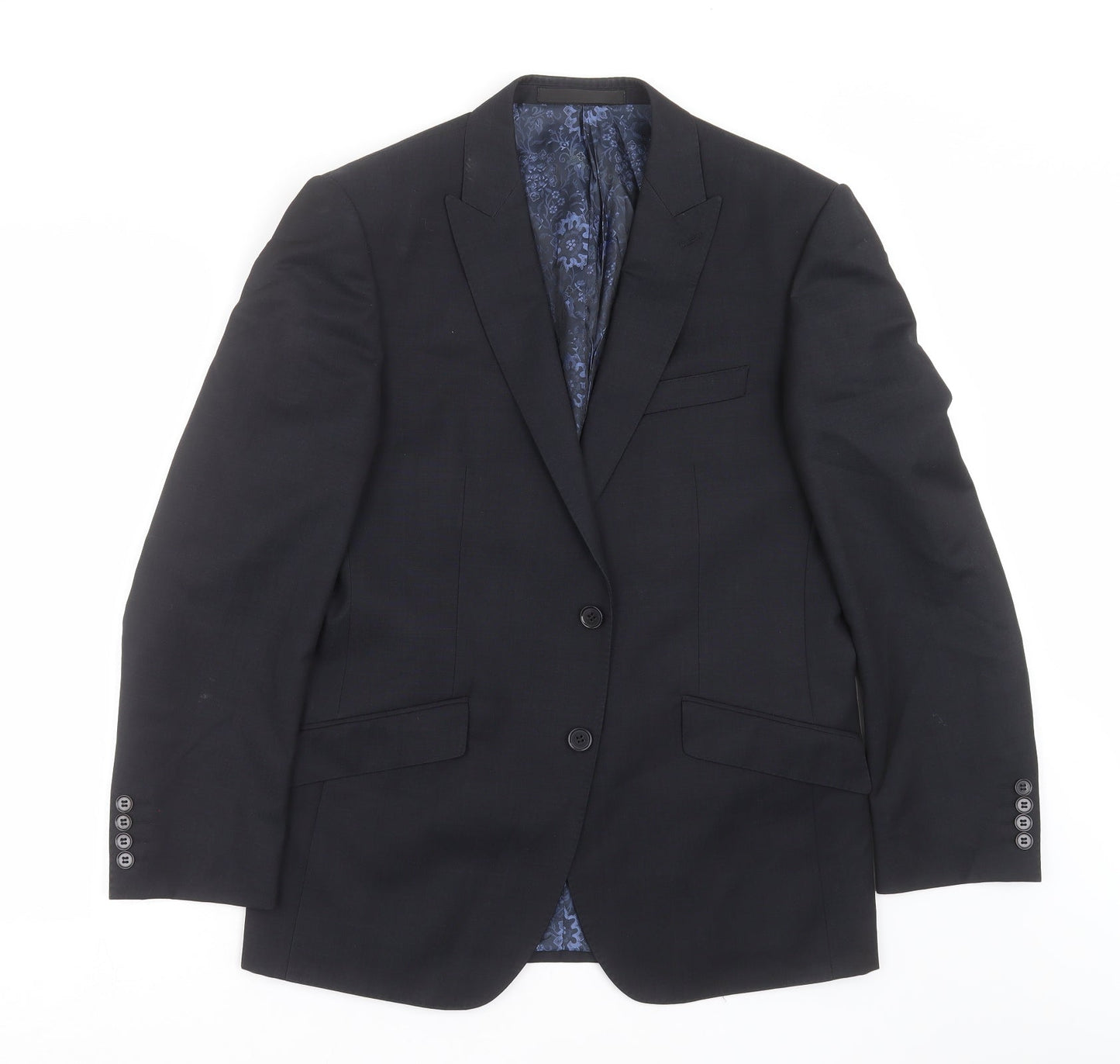 Marks and Spencer Mens Grey   Jacket Suit Jacket Size 40  - Tailored fit