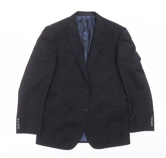 Marks and Spencer Mens Grey   Jacket Suit Jacket Size 40  - Tailored fit