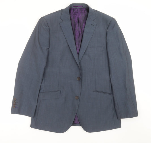 Charlie Allen Mens Blue   Jacket Suit Jacket Size 40
