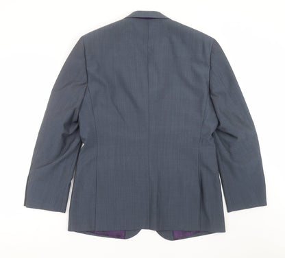 Preloved Charlie Allen Mens Blue   Jacket Suit Jacket Size 40 - Back