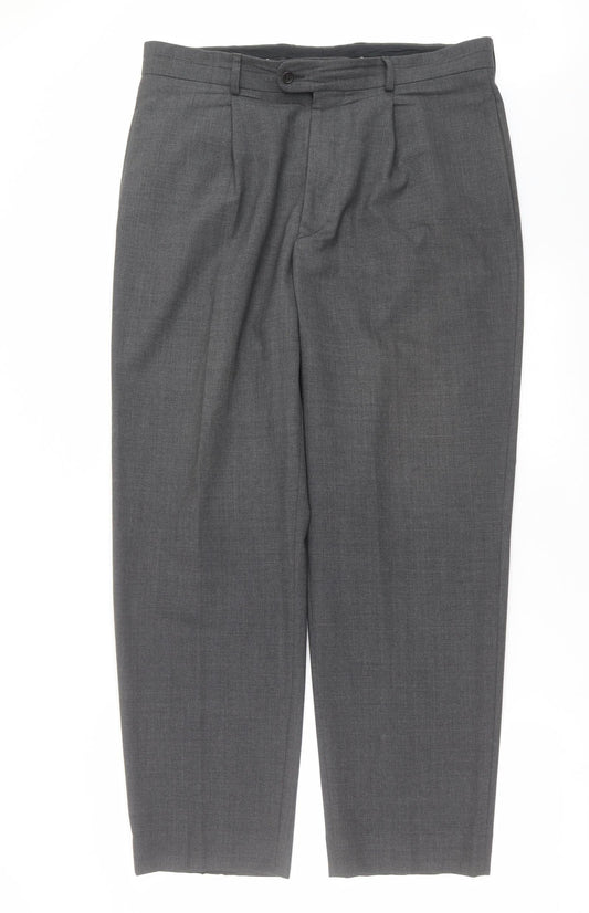 Ciro Citterio Mens Grey   Trousers  Size 36 in L30 in - short Leg