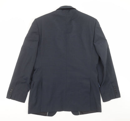 Blazer Mens Blue   Jacket Suit Jacket Size 38