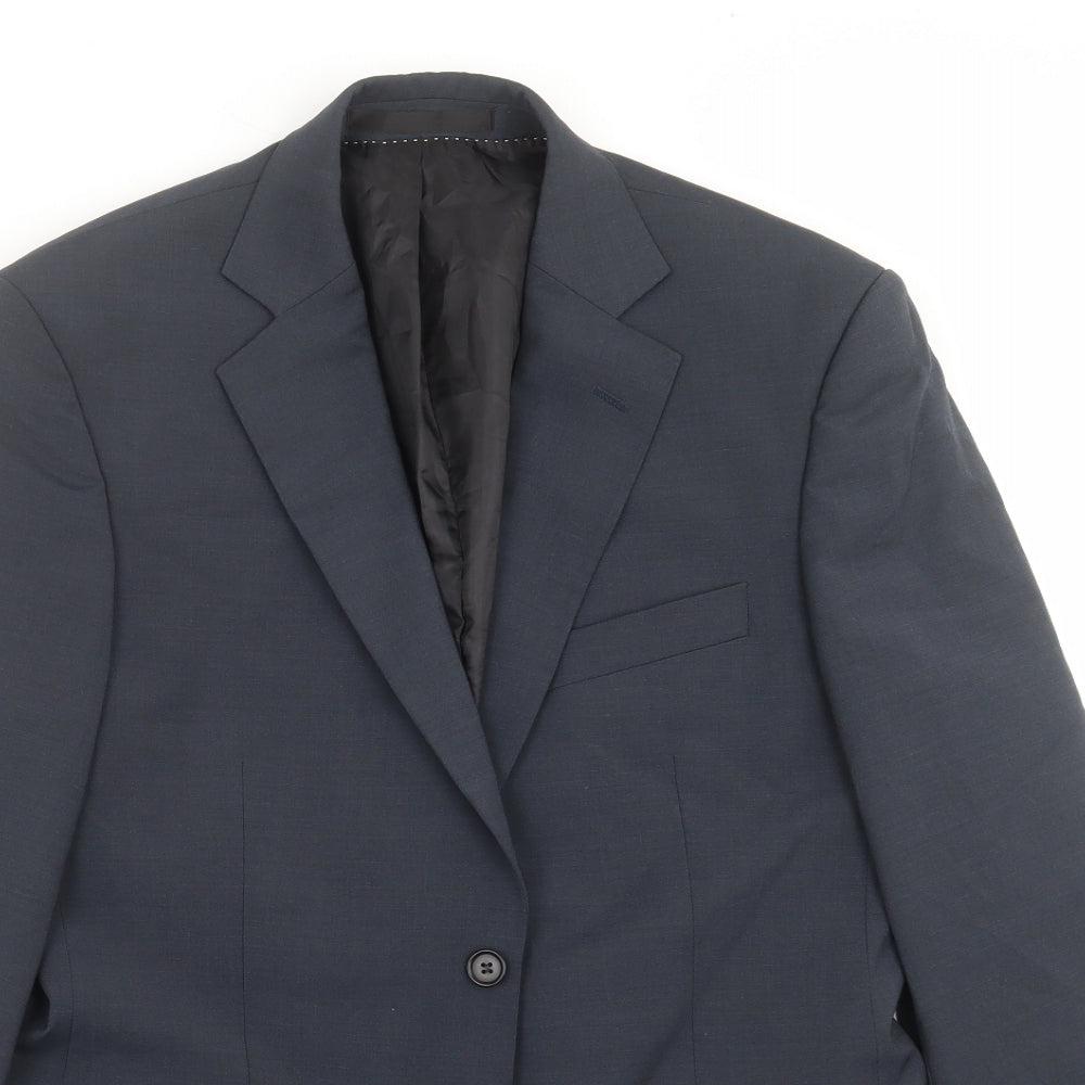 Blazer Mens Blue   Jacket Suit Jacket Size 38