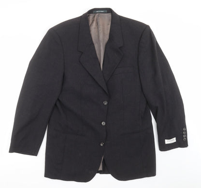 Preworn Mens Grey   Jacket Suit Jacket Size 40