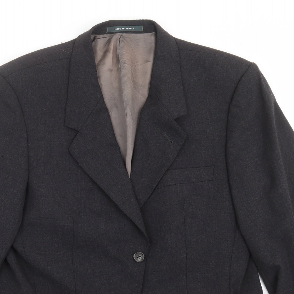 Preworn Mens Grey   Jacket Suit Jacket Size 40